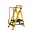 Youngman FRP fiberglass 1 Step (0.42 m) Industrial Ladder with Safety Wire (1 Step + Platform)